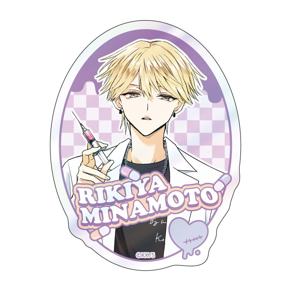 描きおろし ホログラムステッカー / 源リキヤ
