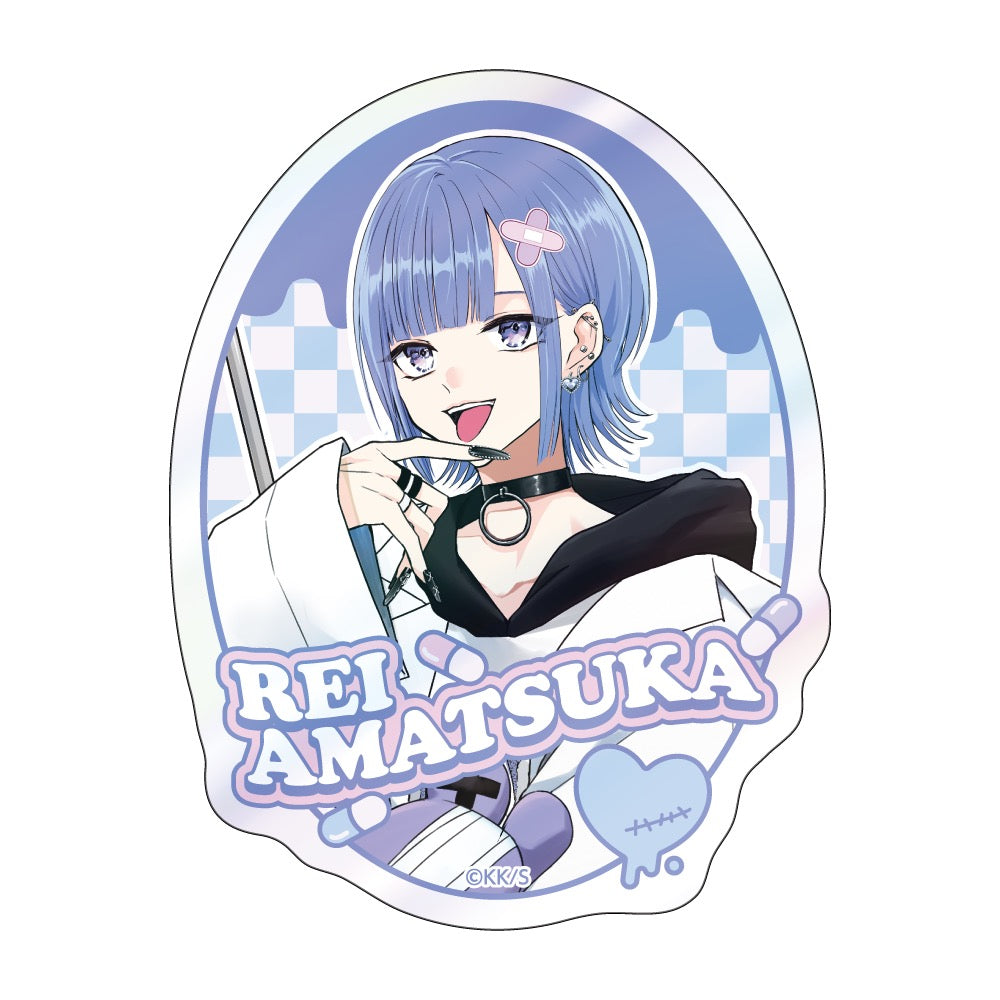 描きおろし ホログラムステッカー / 天使レイ