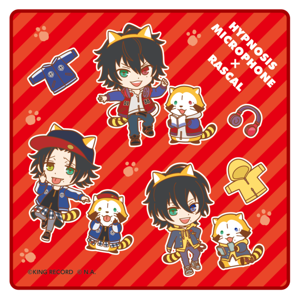 ヒプノシスマイク×ラスカル　ハンドタオル【Buster Bros!!! ver.】