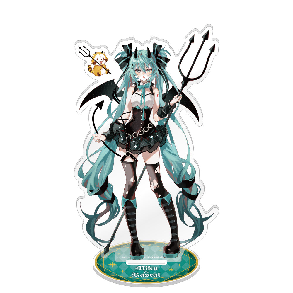 初音ミク×ラスカル 2023 アクリルスタンド/初音ミク| アニメ グッズ