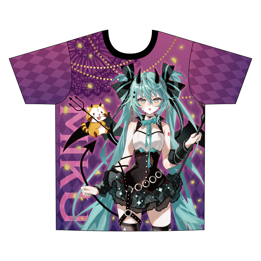 初音ミク×ラスカル 2023 フルグラフィックTシャツ| アニメ