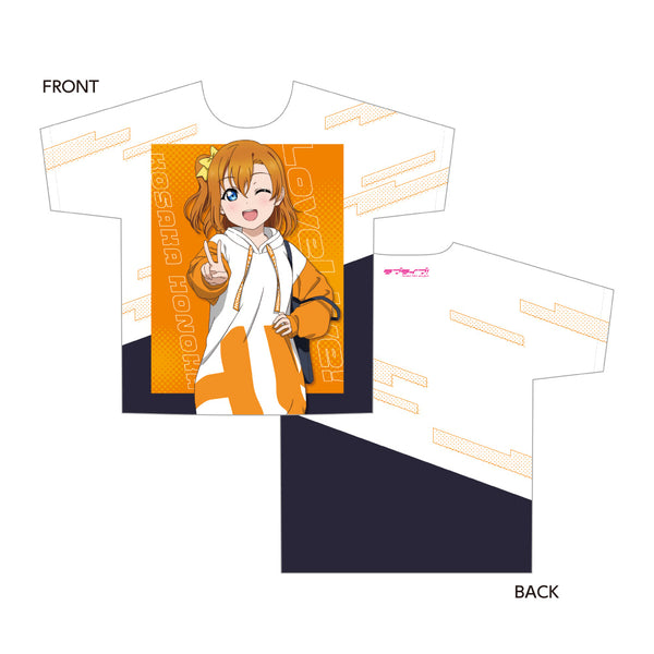 ラブライブ！ 描き下ろしフルグラフィックTシャツ / 高坂穂乃果