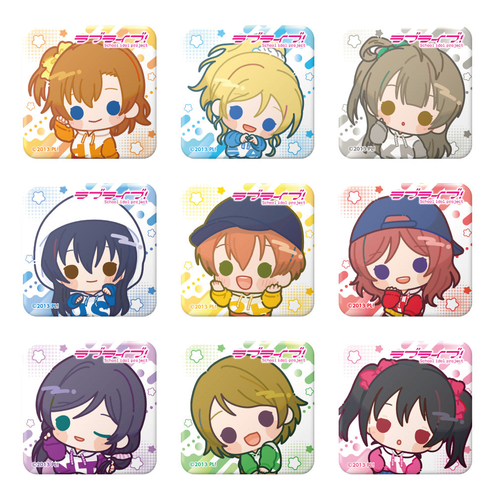 トレーディングちびキャラスクエア缶バッジ