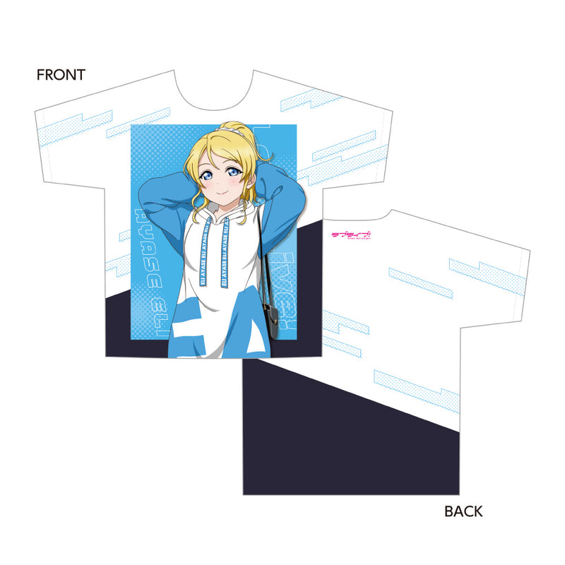 ラブライブ！ 描き下ろしフルグラフィックTシャツ / 絢瀬絵里