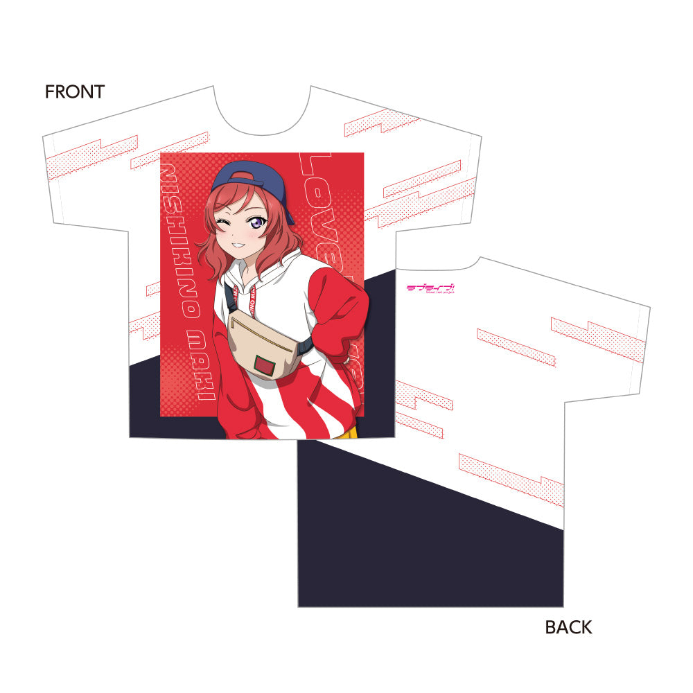 描き下ろしフルグラフィックTシャツ / 西木野真姫