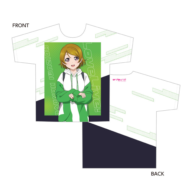 ラブライブ！ 描き下ろしフルグラフィックTシャツ / 小泉花陽