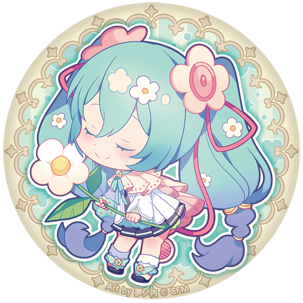 ぷにぷに缶バッジ【初音ミク①】