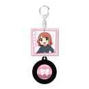 にじよん あにめーしょん ジャケット風レコードキーホルダー/上原 歩夢