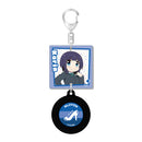 にじよん あにめーしょん ジャケット風レコードキーホルダー/朝香 果林