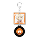 にじよん あにめーしょん ジャケット風レコードキーホルダー/宮下 愛