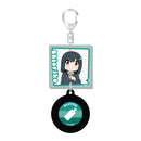 にじよん あにめーしょん ジャケット風レコードキーホルダー/三船 栞子