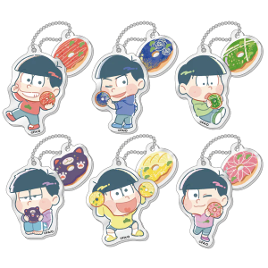  おそ松さん トレーディングアクリルボールチェーン （ドーナツパーツ付き）