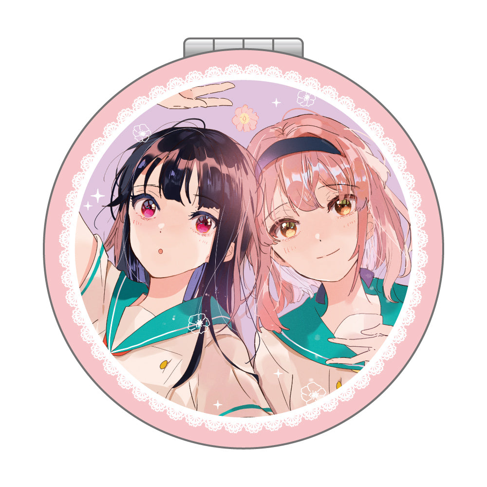 踊り場にスカートが鳴る 折りたたみミラー| アニメ グッズ 通販