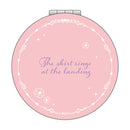 踊り場にスカートが鳴る　折りたたみミラー