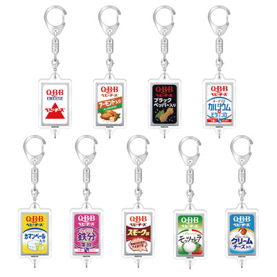 QBBベビーチーズ トレーディングつながるアクリルチャーム(BOX)