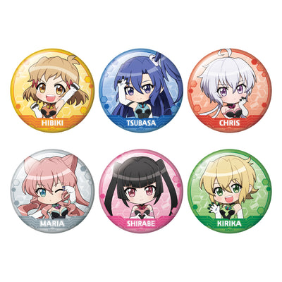 戦姫絶唱シンフォギアXV トレーディングキラキラ缶バッジ（単品）