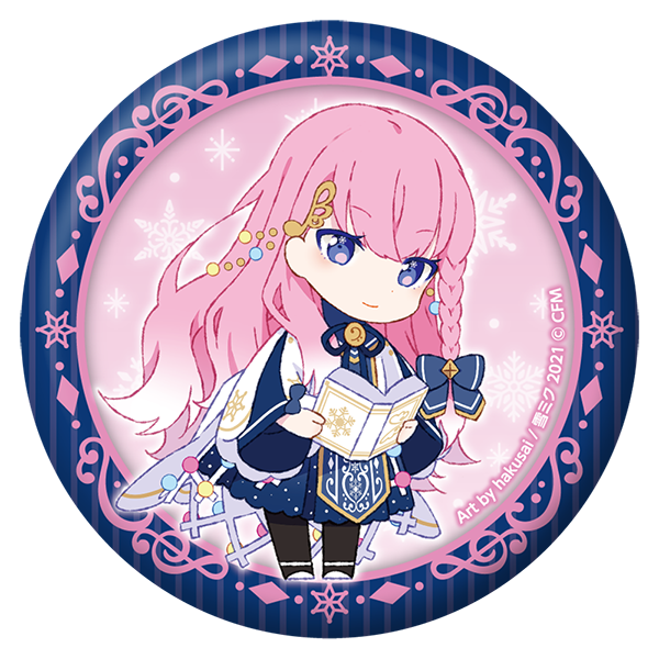 SNOW MIKU 2021　ぷにぷに缶バッジ/ルカver.