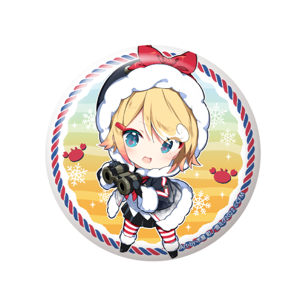 SNOW MIKU 2022　ぷにぷに缶バッジ/リンver.