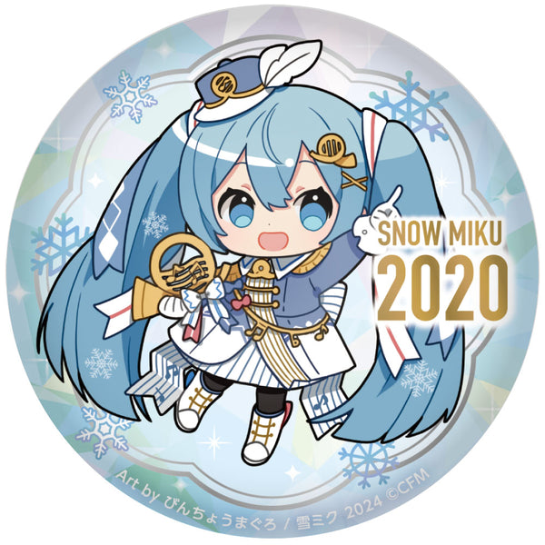 SNOW MIKU 2024 ぷにぷに缶バッジ/15th メモリアルビジュアル 2020ver.