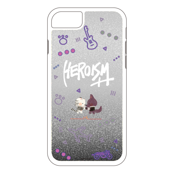 スタミュ 【iPhone8/7/6/6s専用】グリッターiPhoneケース/HEROISM++