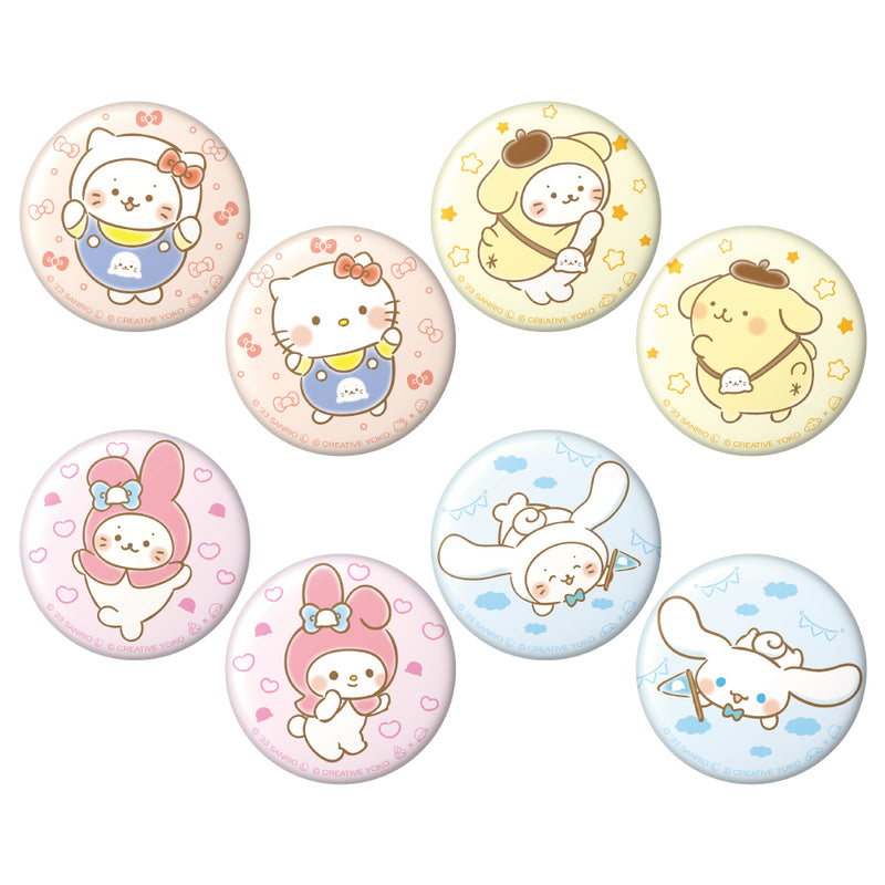 しろたん × サンリオキャラクターズ トレーディングおっきめ缶