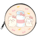 しろたん × サンリオキャラクターズ コインケース / しろたん×ハローキティ