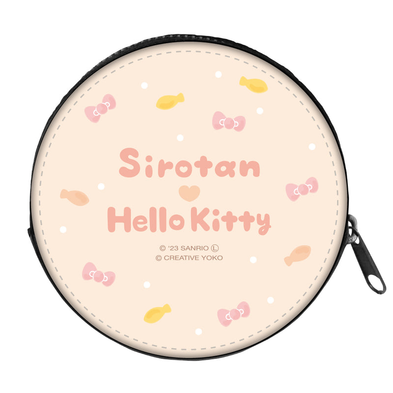 しろたん × サンリオキャラクターズ コインケース / しろたん×ハローキティ