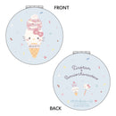 しろたん × サンリオキャラクターズ 折りたたみミラー / ハローキティ