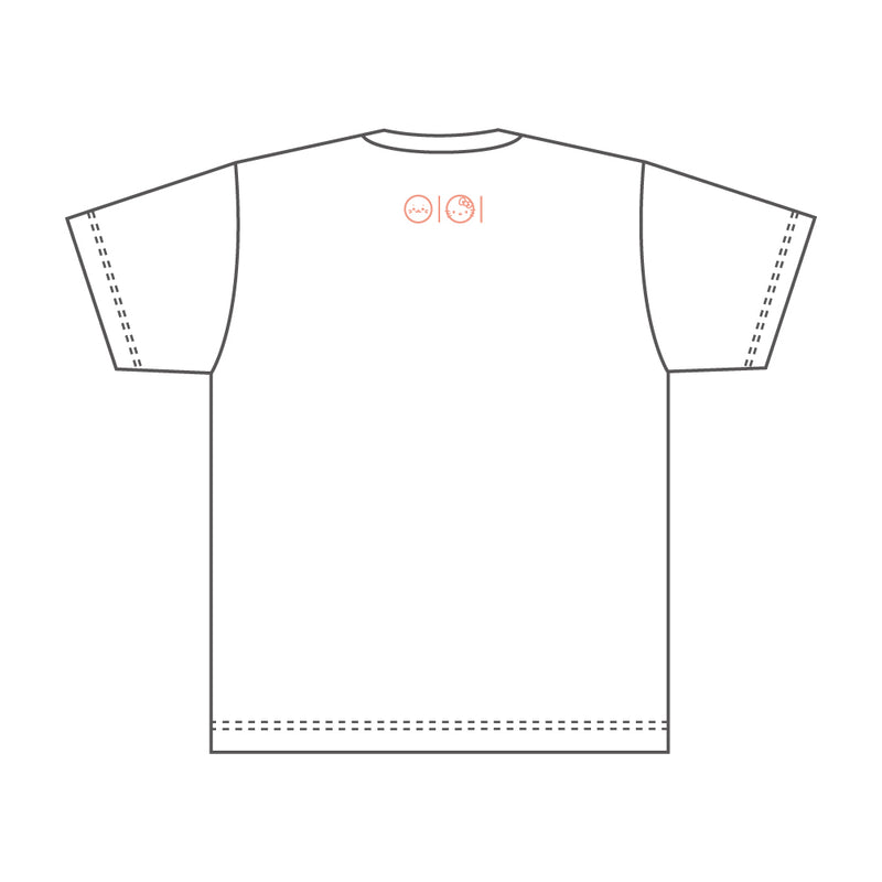 しろたん × サンリオキャラクターズ Tシャツ / しろたん×ハローキティ