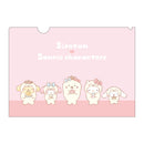 しろたん × サンリオキャラクターズ クリアファイル b