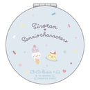 しろたん × サンリオキャラクターズ 折りたたみミラー / ポムポムプリン