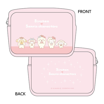 しろたん × サンリオキャラクターズ ミニスクエアポーチ b