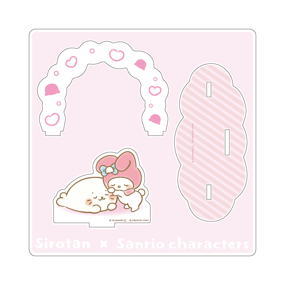  アクリルジオラマ / しろたん×マイメロディ