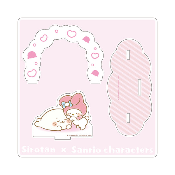 しろたん × サンリオキャラクターズ アクリルジオラマ / しろたん×マイメロディ| アニメ グッズ 通販 - COCOLLABO