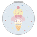 しろたん × サンリオキャラクターズ 折りたたみミラー / マイメロディ