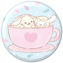 しろたん × サンリオキャラクターズ ぷにぷに缶バッジ / しろたん×シナモロール