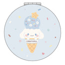 しろたん × サンリオキャラクターズ 折りたたみミラー / シナモロール