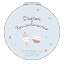 しろたん × サンリオキャラクターズ 折りたたみミラー / シナモロール