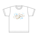しろたん × サンリオキャラクターズ Tシャツ / しろたん×シナモロール