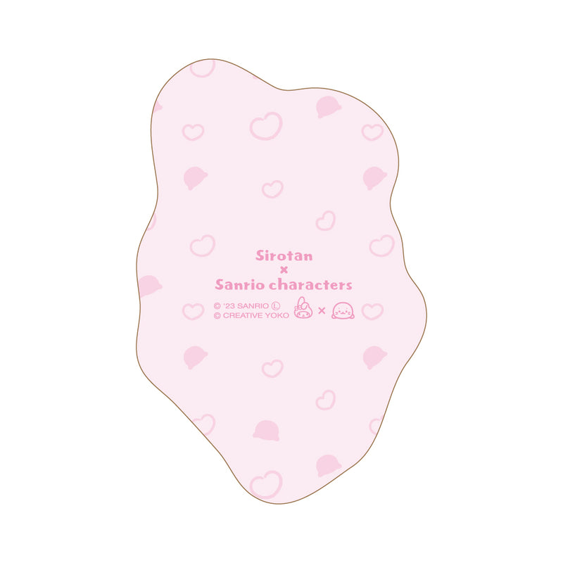 しろたん × サンリオキャラクターズ ダイカットクッション / しろたん(マイメロディ)