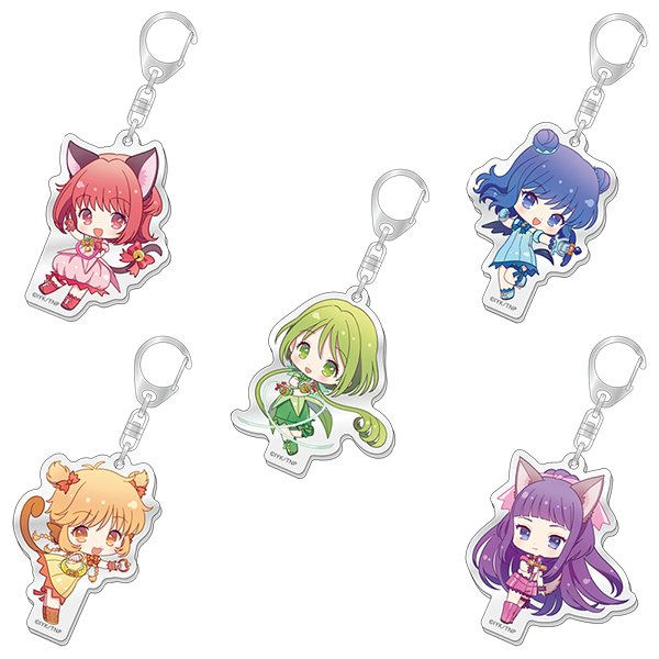 トレーディングキラキラアクリルキーホルダー
