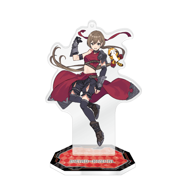 初音ミク×ラスカル2021　スタンド付きアクリルキーホルダー　MEIKO