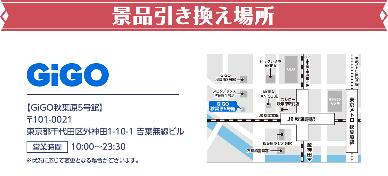 抽選景品交換所