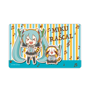 初音ミク×ラスカル 光るICカードステッカー