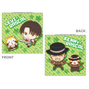 ラスカル×進撃の巨人 折りたたみミラー【リヴァイ&ケニーver.】