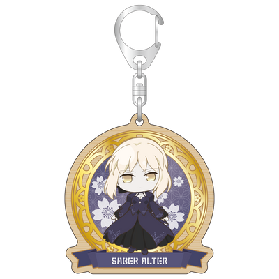 劇場版「Fate/stay night [Heaven’s Feel]」 ウッドキーホルダー 【セイバーオルタver.】