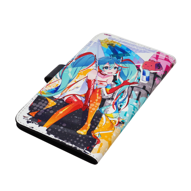 レーシングミク2016Ver. 【全機種対応】オリジナル スライド手帳型 スマートフォンケース vol.3【Sサイズ】