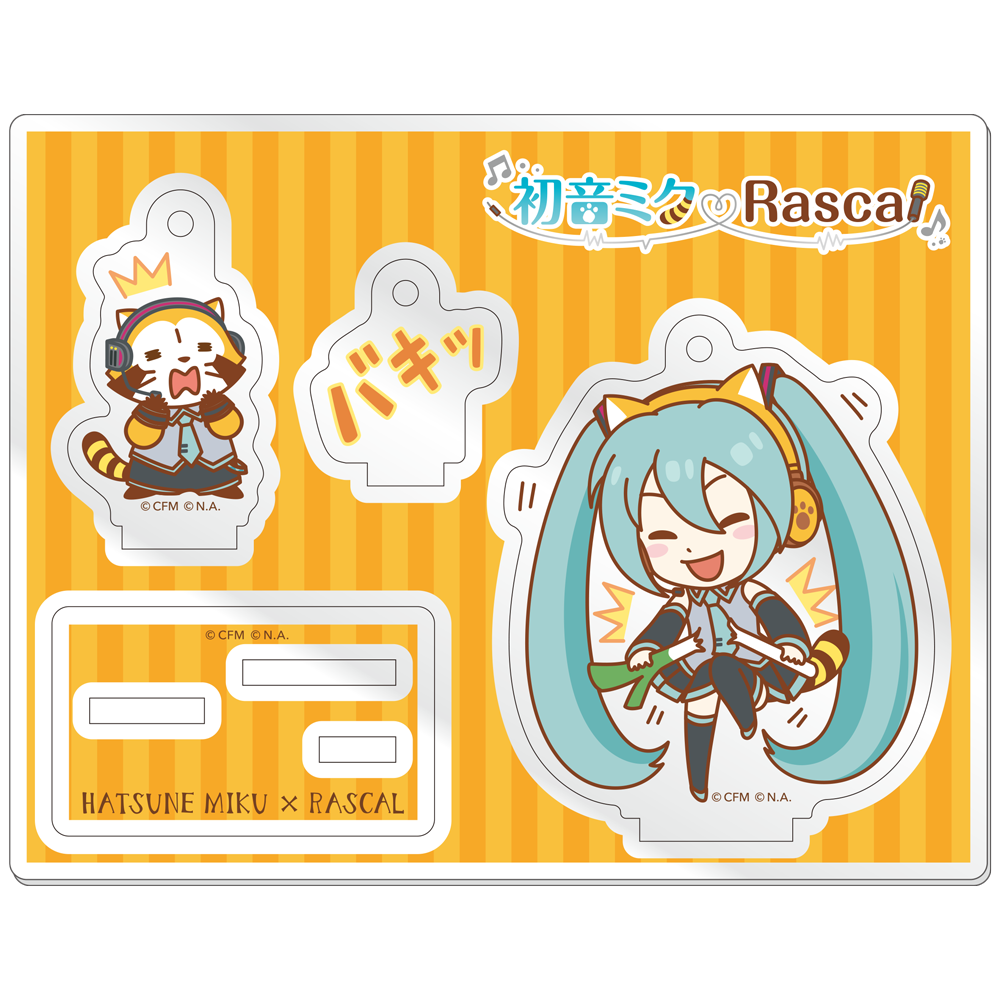 初音ミク アクリルキーホルダー Art by Ninomae ina'nis 初音ミク アクリルキーホルダー Art by Ninomae ina'nis