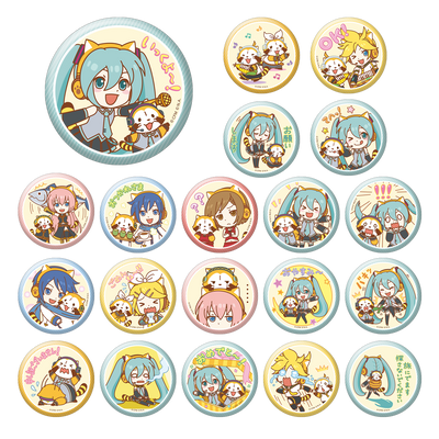 初音ミク×ラスカル 缶バッジコレクションセット vol.1