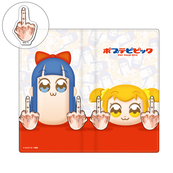 ポプテピピック 手帳型スマートフォンケース【Lサイズ】